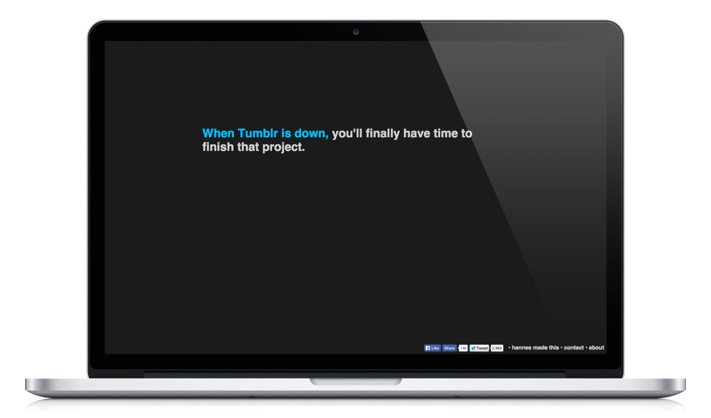 When Tumblr Is Down